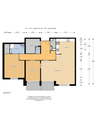 113m2 Appartement à louer pour 879€/mois à Ittmannserf 82, Nunspeet