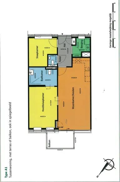70m2 apartment to rent for 900€/month in van Asch van Wijcklaan 95, Oldebroek