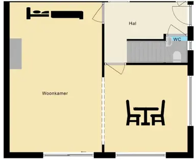 37m2 room to rent for 800€/month in Laan van Henegouwen, Roosendaal