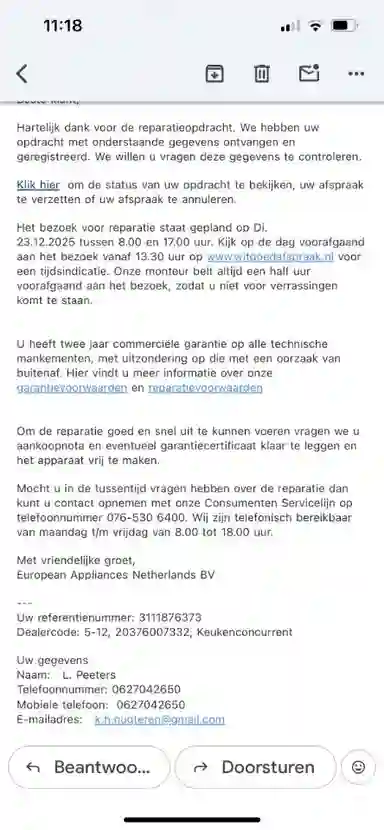 100μ² Διαμέρισμα προς ενοικίαση για 1600€/μήνα σε Zuiderstraat, West-Graftdijk