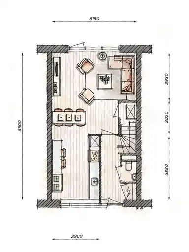 124m2 Haus zur Miete für 1500€/Monat in Van de Weerdstraat, Wageningen