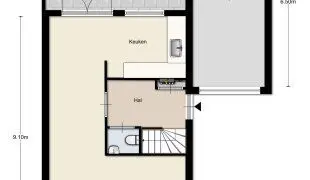 125m2 Haus zur Miete für 1426€/Monat in Oogstvelden, Best