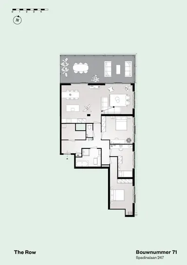 120m2 Appartement te huur voor 2165€/maand in Spadinalaan, Amsterdam
