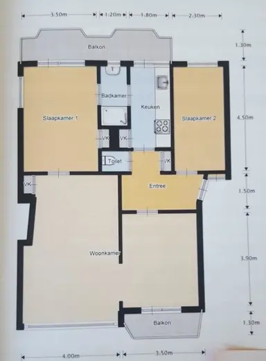 75m2 Appartement te huur voor 1675€/maand in Hertog Jan I Laan, Eindhoven