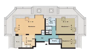 83m2 apartment to rent for 1451€/month in Koekoeksbloem, Odijk