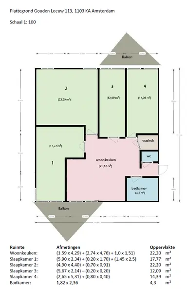 15m2 room to rent for 610€/month in Gouden Leeuw, Amsterdam