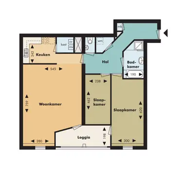 105m2 flat to rent for 1420€/month in Slotplein 214, Capelle aan den IJssel