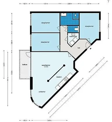 103m2 flat to rent for 3000€/month in Catharina Boudewijnshof, Amsterdam