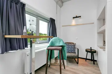 18m2 studio te huur voor 1077.54€/maand in Van Embdenstraat 504, Delft