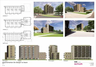 79m2 Appartamento in affitto per 762.59€/mese a Beek 1G-1, Assen