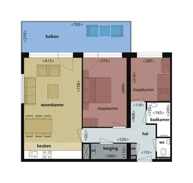 75m2 apartment to rent for 1700€/month in Ouddiemerlaan 112M, Diemen