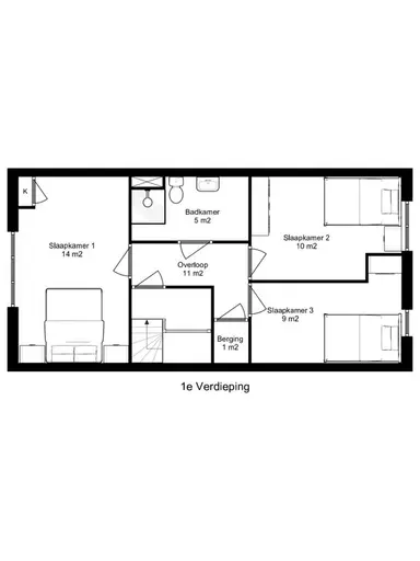 97m2 Appartement à louer pour 2125€/mois à Javastraat, The Hague