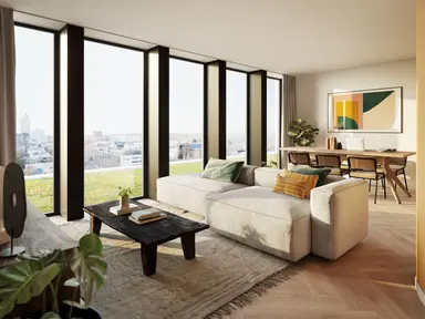 93m2 flat te huur voor 1910€/maand in Spoorlaan 302-36, Tilburg