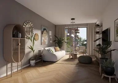 60m2 Appartement à louer pour 1314€/mois à Huidenclubplein, Rotterdam