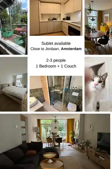 60m2 Appartement à louer pour 900€/mois à Van Oldenbarneveldtstraat, Amsterdam
