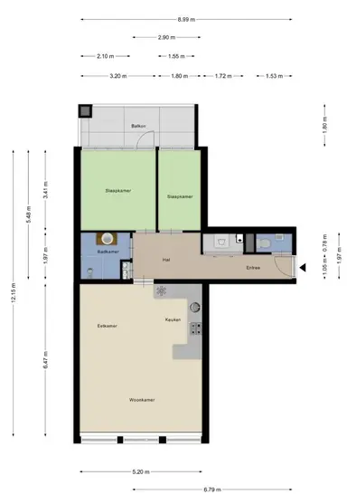 80m2 Appartement te huur voor 1750€/maand in Dode Nieuwstraat, 's-Hertogenbosch