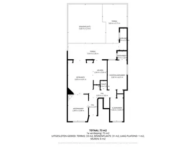 68m2 Appartement à louer pour 1400€/mois à Kalverstraat 52, 's-Hertogenbosch
