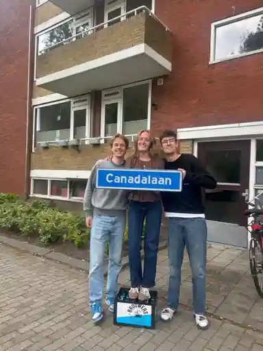 10.5m2 Zimmer zur Miete für 480€/Monat in Canadalaan, Groningen
