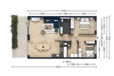84m2 Appartement te huur voor 1745€/maand in Pampuskade, Rotterdam
