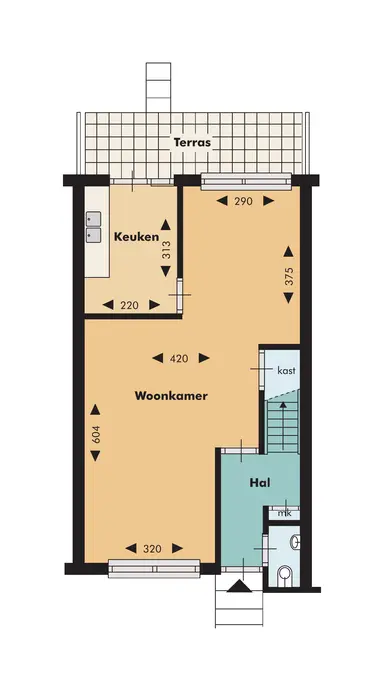 107m2 house to rent for 1510€/month in Muiderslotstraat 46, Schiedam