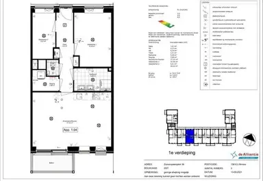 70m2 Appartamento in affitto per 1161€/mese a Zomerspelenstraat, Almere
