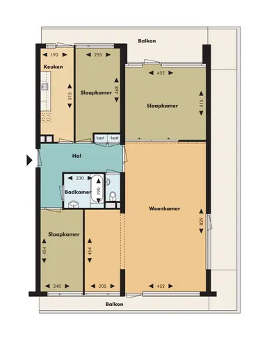 119m2 Flat zur Miete für 1610€/Monat in Sir Winston Churchilllaan 433, Rijswijk