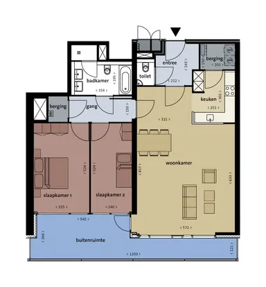 109m2 apartment to rent for 2035€/month in Lovensdijkstraat 9-D28, Breda