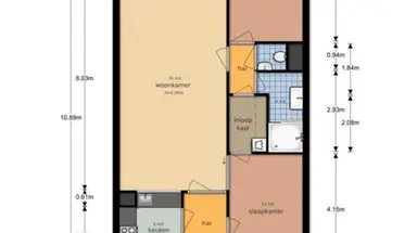 75m2 apartment to rent for 1065€/month in Euterpedreef 20, Utrecht