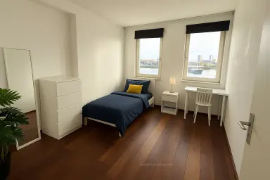 35m2 Camera in affitto per 1150€/mese a Maashaven Noordzijde 5, Rotterdam