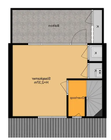 107m2 huis te huur voor 3250€/maand in Le Tourmalet, Amsterdam