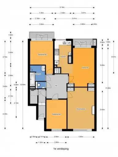 110m2 flat to rent for 2450€/month in Stalpertstraat 132, The Hague