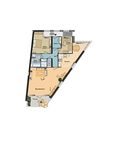 112m2 Wohnung zur Miete für 1650€/Monat in Sphinxlunet 31, Maastricht