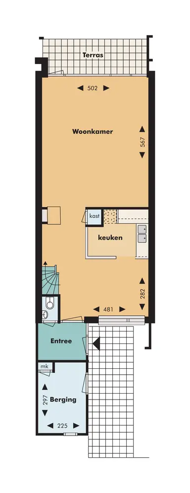 103m2 huis te huur voor 1805€/maand in Kersengaarde 269, Voorburg