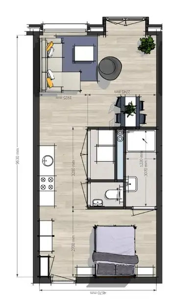 45m2 apartment to rent for 845€/month in Irenestraat 175, Cuijk