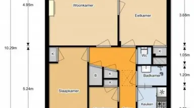 111m2 Appartamento in affitto per 1125€/mese a Weberstraat 41, Amersfoort