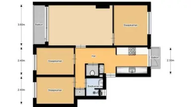 83m2 Appartement te huur voor 945€/maand in Hekbootstraat 15B, Rotterdam