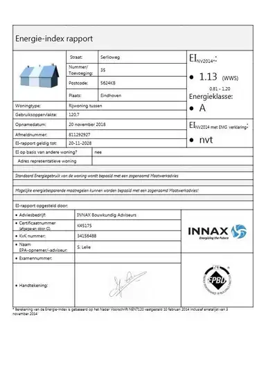 114μ² μονοκατοικία προς ενοικίαση για 1485€/μήνα σε Serlioweg, Eindhoven