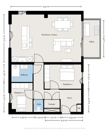 77m2 Appartamento in affitto per 1730€/mese a Monteverdistraat 184, Haarlem