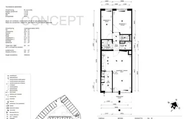 64m2 flat te huur voor 776€/maand in Odysseestraat, Almere
