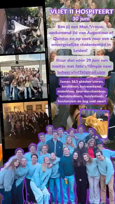 12m2 room to rent for 480€/month in Vliet 11, Leiden