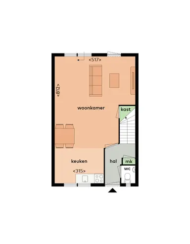 111m2 house to rent for 1510€/month in Braspenningstraat 109, Alkmaar