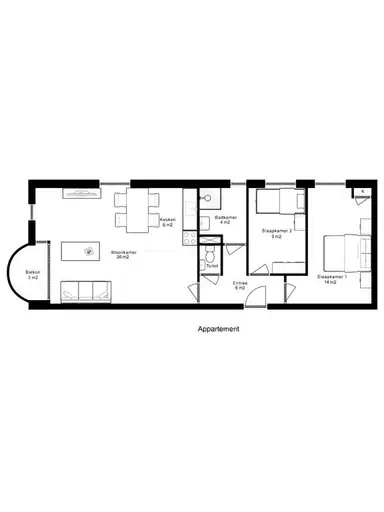 67m2 apartment to rent for 1955€/month in Parkweg, Voorburg