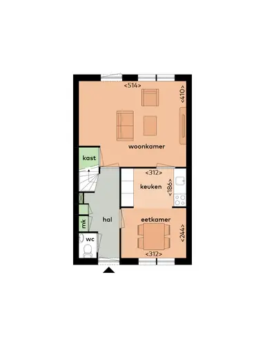 112m2 Casa in affitto per 1450€/mese a Drechterlandstraat 30, Tilburg