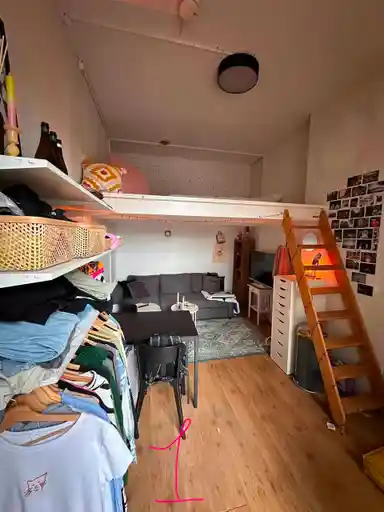 25m2 room to rent for 590€/month in van den Havestraat, Nijmegen