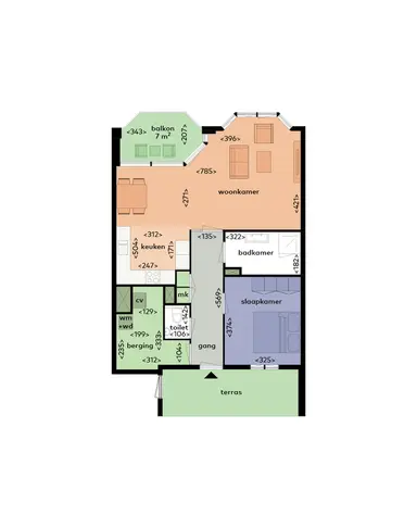 74m2 Appartamento in affitto per 1630€/mese a Wenenpromenade, Utrecht
