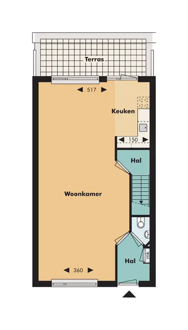 107m2 Casa in affitto per 1630€/mese a Hermesburg, Nieuwegein