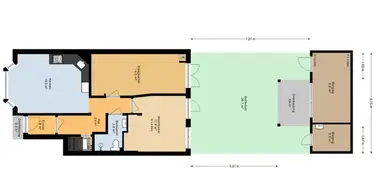 57m2 Appartamento in affitto per 2400€/mese a Kribbestraat, Amsterdam