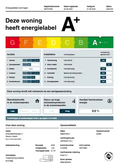 78m2 Appartamento in affitto per 1233€/mese a Anna Blamanstraat, Utrecht