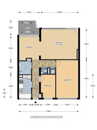 83m2 apartment to rent for 1900€/month in Groenendaal, Rotterdam