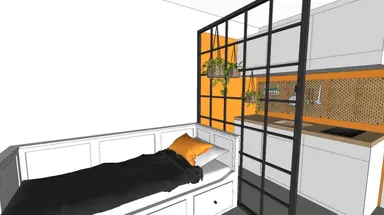 28m2 monolocale in affitto per 1100€/mese a Laan van de Helende Meesters, Amsterdam